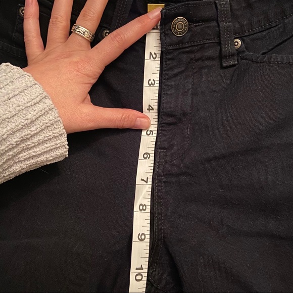 🌿 Vintage Levi’s Black Cotton Bootcut Flare Jeans 🌿 - Picture 6 of 6